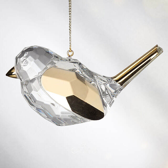 Елочная игрушка Птичка Кальтино 6 см, подвеска Forest Market