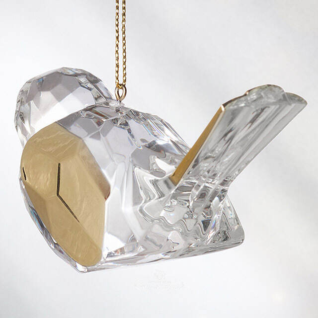 Елочная игрушка Птичка Кальтино 6 см, подвеска Forest Market