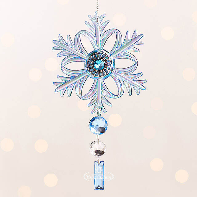 Елочная игрушка Снежинка Марсельеза 13 см Forest Market