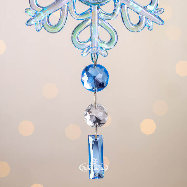 Елочная игрушка Снежинка Марсельеза 13 см Forest Market