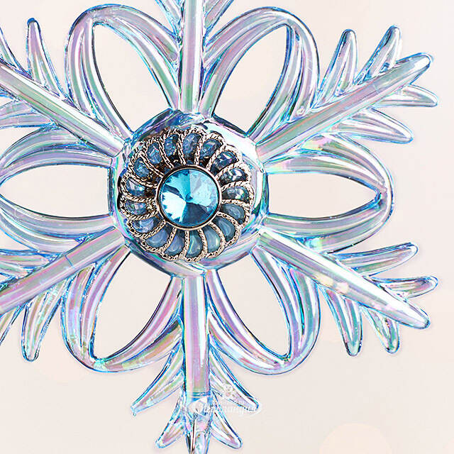 Елочная игрушка Снежинка Марсельеза 13 см Forest Market