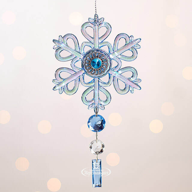 Елочная игрушка Снежинка Марсельеза 13 см Forest Market