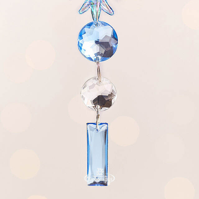 Елочная игрушка Снежинка Марсельеза 13 см Forest Market