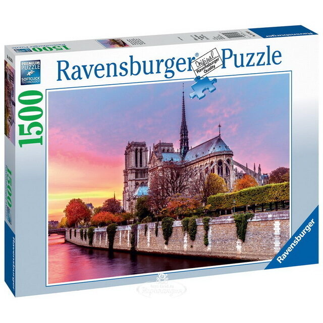 Пазл Нотр Дам, 1500 элементов Ravensburger