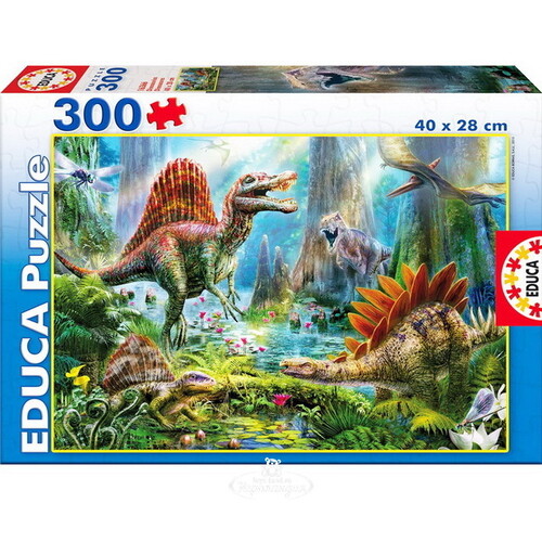 Пазл Динозавры, 300 элементов Educa