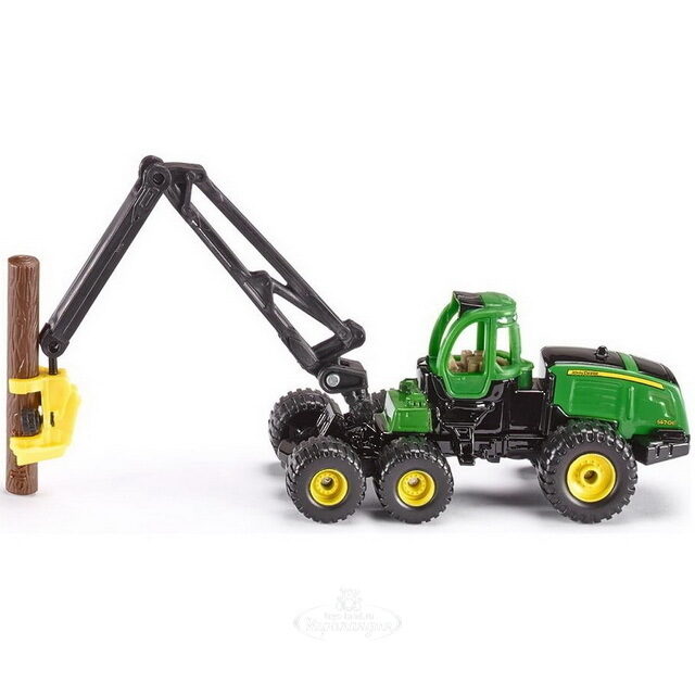 Трактор John Deere с манипулятором 1:87, 18 см SIKU