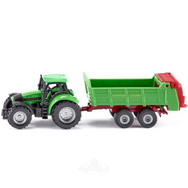 Трактор Steyr с прицепом для удобрений SIKU (Сику)