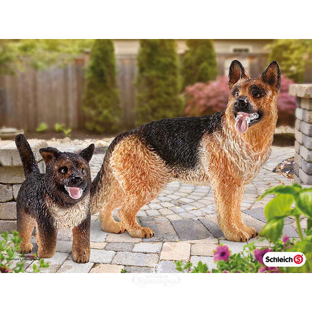 Фигурка Немецкая овчарка 7 см Schleich (Шляйх)
