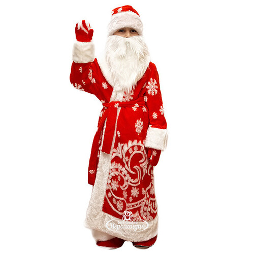 Карнавальный костюм Дед Мороз, рост 122-134 см Бока С