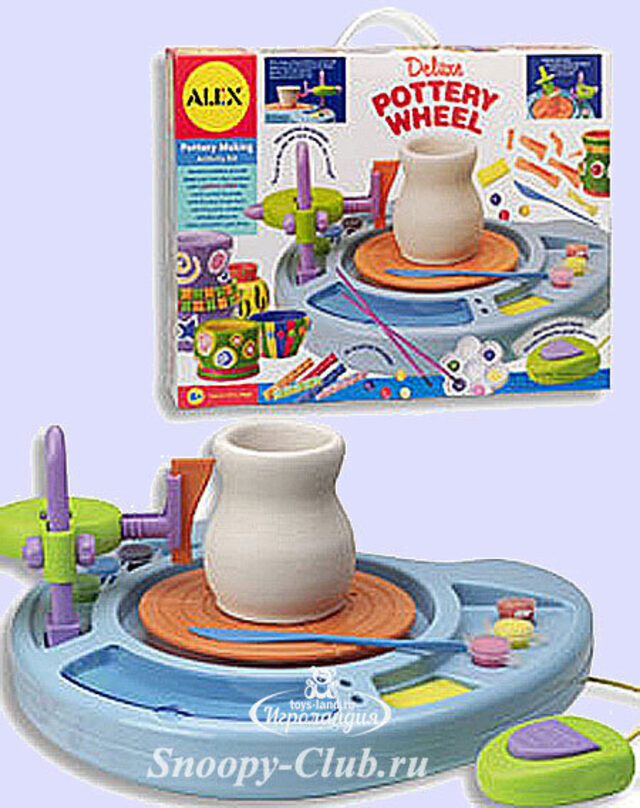 Гончарный круг с адаптером и педалью