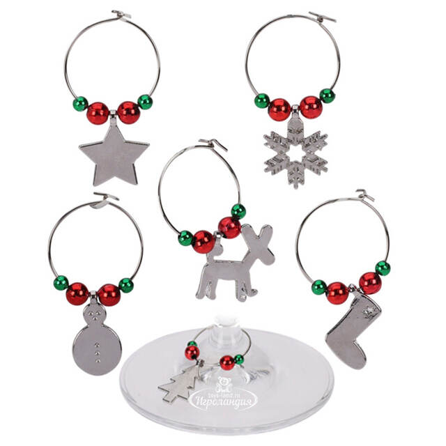 Маркеры для бокалов Florence 6 шт Koopman