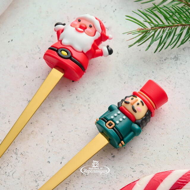 Набор новогодних ложек Santas Banquet 4 шт Koopman (Купман)