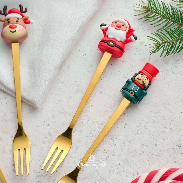 Набор новогодних вилок Christmas Banquet 4 шт Koopman (Купман)