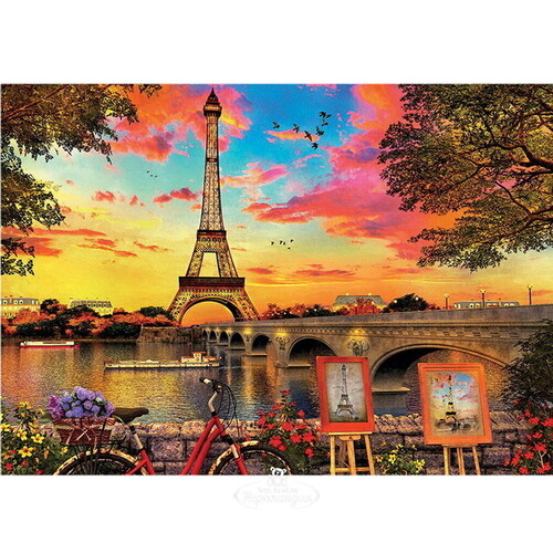 Картина-пазл Закат в Париже, 3000 элементов Educa
