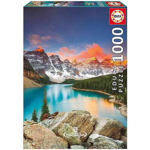 Пазл Озеро Морейн - Национальный парк Банф, Канада, 1000 элементов Educa