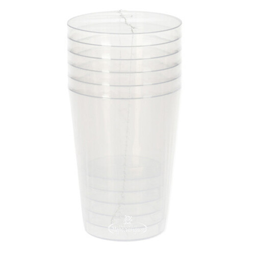 Пластиковые стаканы для воды Кристи, 4 шт, 280 мл Koopman