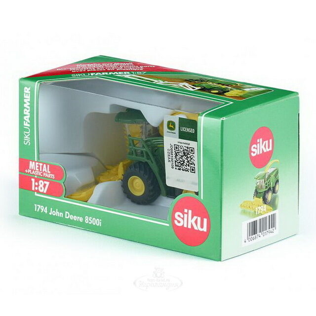 Модель комбайна John Deere 8500i 1:87 SIKU (Сику)