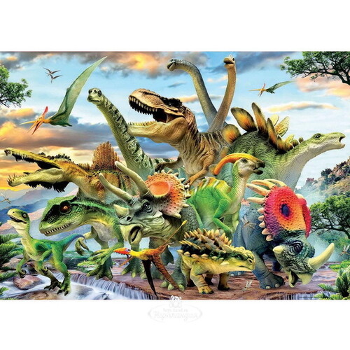 Пазл Динозавры, 500 элементов Educa