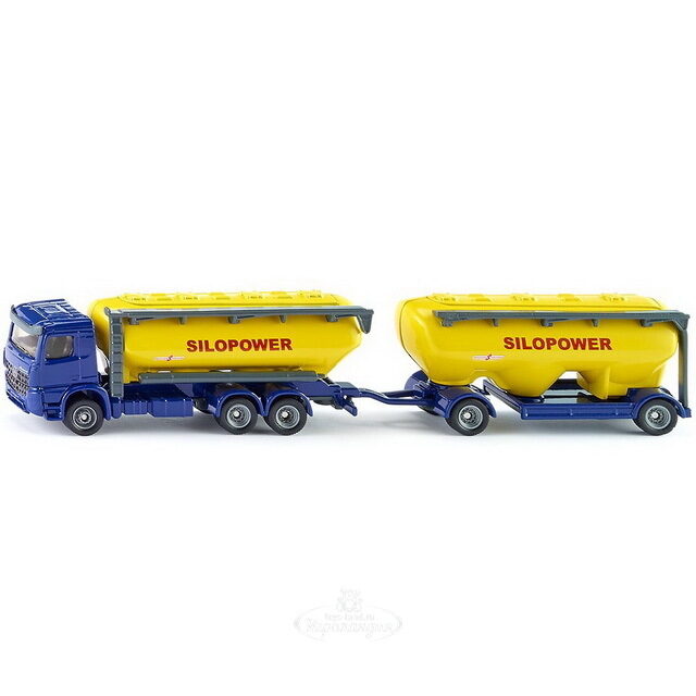 Коллекционный Грузовик с прицепом для комбикорма 1:87 SIKU