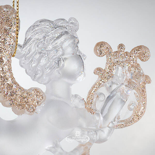 Елочная игрушка Ангел Музыки 13 см, подвеска Forest Market