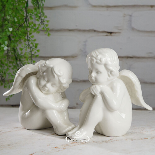Набор декоративных фигурок Ангелы Равенны 16-17 см, 2 шт Boltze