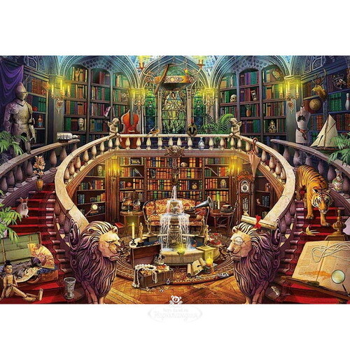 Пазл Старая библиотека, 500 элементов Educa