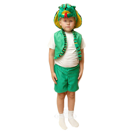 Карнавальный костюм Кобра мальчик, рост 104-116 см Бока С