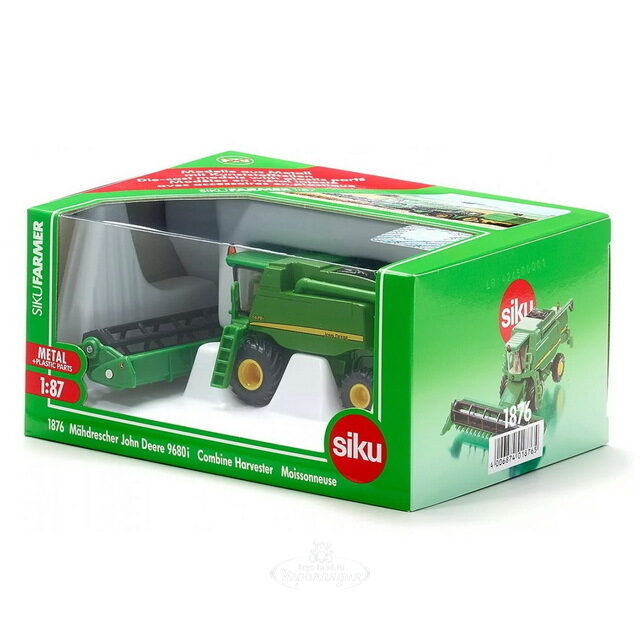 Модель комбайна John Deere 1:87, 13 см SIKU