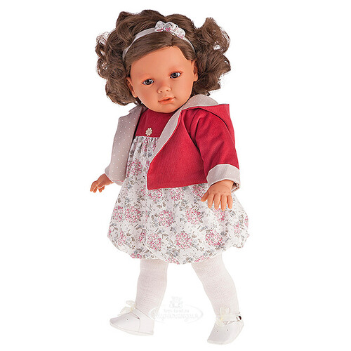 Кукла Аделина в красном 55 см говорящая Antonio Juan Munecas