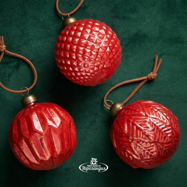 Елочные шары Modern Love 8 см, стекло, 12 шт Winter Deco