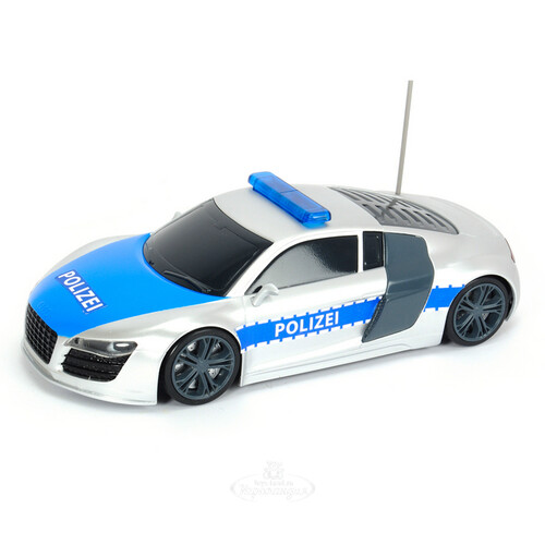 Машина на р/у Полицейский патруль 28 см синий, 1:16, свет, звук DICKIE TOYS