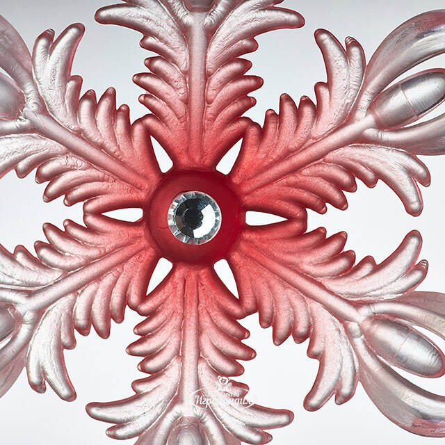 Елочная игрушка Снежинка - Первый снег в Стокгольме 7 см Forest Market