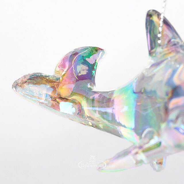 Елочная игрушка Дельфин - Радужный Бриз 7 см, подвеска Forest Market