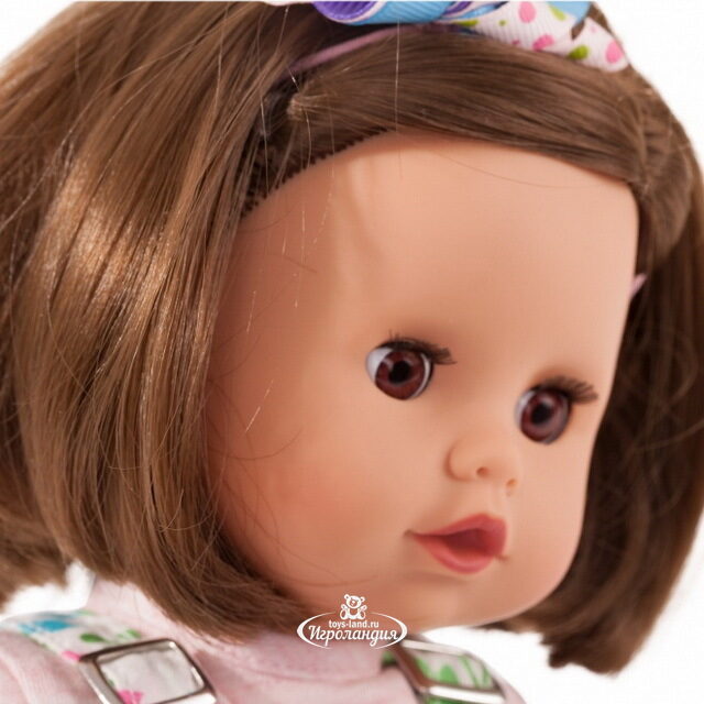 Кукла Маффин шатенка - Цветы 33 см, закрывает глаза Gotz (Готц)