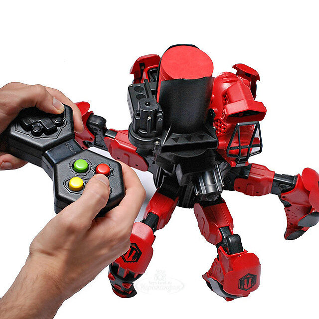 Радиоуправляемый робот-паук Doom Razor 33*33*35 стреляет дисками DICKIE TOYS