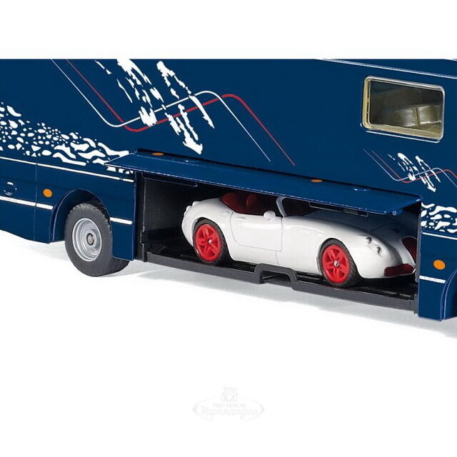 Дом на колёсах Volkner с автомобилем 1:50, 31 см SIKU (Сику)