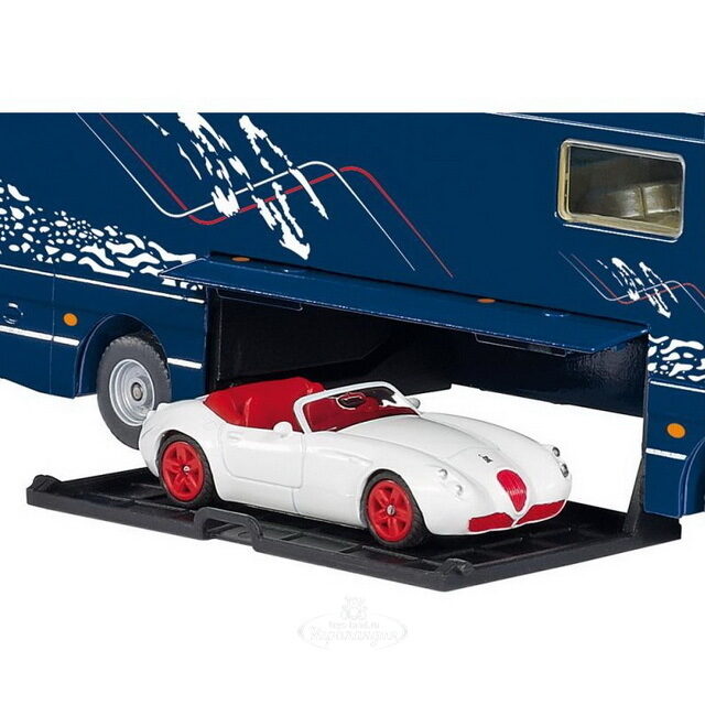 Дом на колёсах Volkner с автомобилем 1:50, 31 см SIKU (Сику)