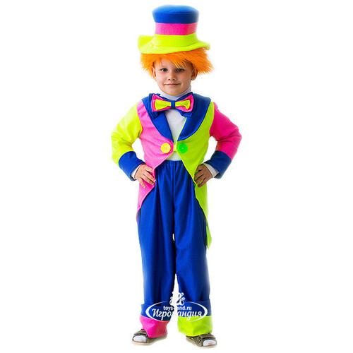 Карнавальный костюм Клоун в шляпе, рост 122-134 см Бока С