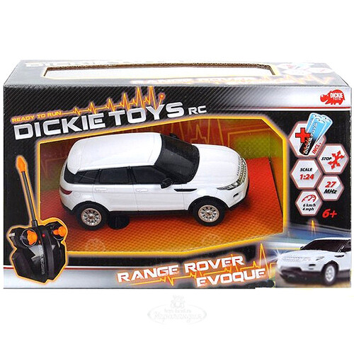 Радиоуправляемая машина Range Rover Evoque 25 см свет DICKIE TOYS
