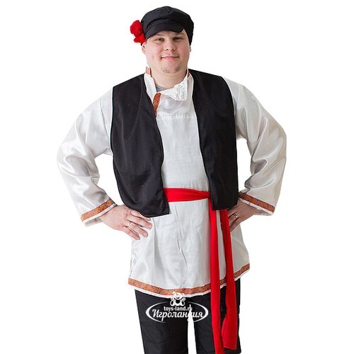 Взрослый карнавальный костюм Русский Народный, мужской, 50-52 размер Бока С