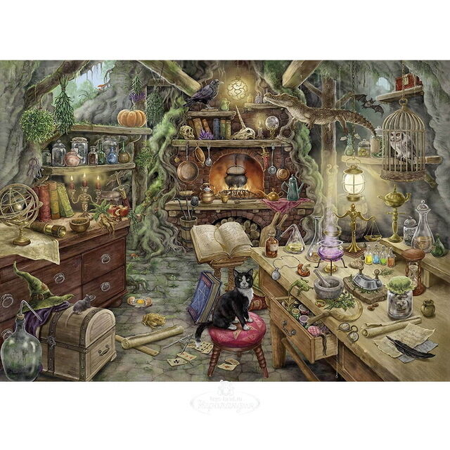 Пазл-квест Кухня ведьм, 759 элементов Ravensburger