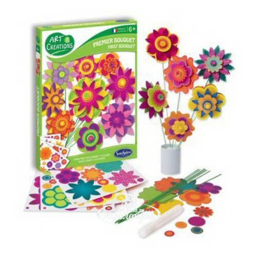 Набор для детского творчества Букет Цветов из бумаги SentoSphere
