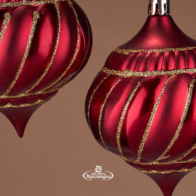 Набор пластиковых игрушек Vermilion Ramona 10 см, 2 шт Winter Deco
