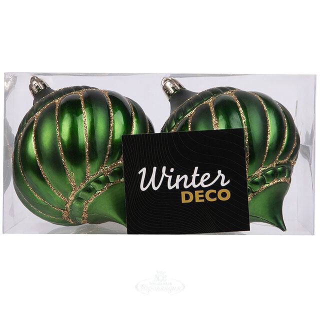 Набор пластиковых игрушек Verde Ramona 10 см, 2 шт Winter Deco