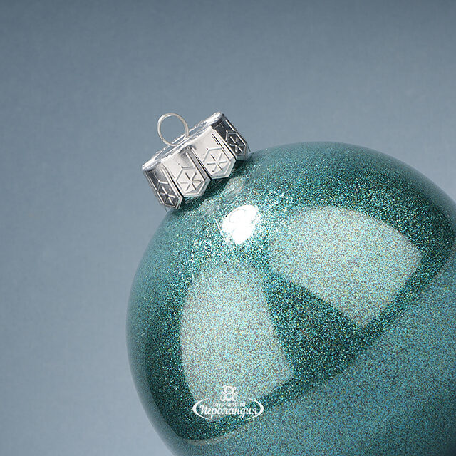 Набор пластиковых шаров Albertine - Голубые Гавайи 15 см, 3 шт Winter Deco
