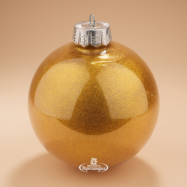 Набор пластиковых шаров Albertine - Янтарный Берег 15 см, 3 шт Winter Deco