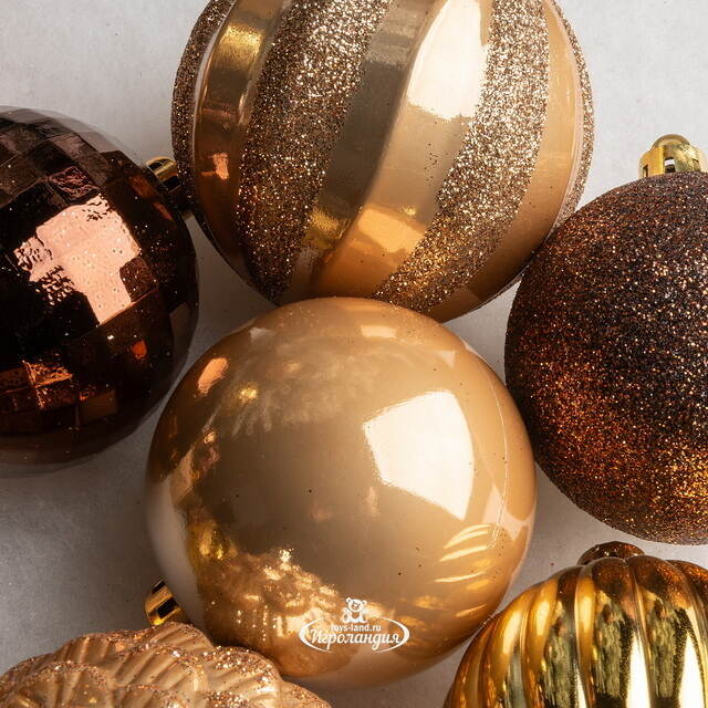 Набор пластиковых шаров Magic Suite: Wild Glam, 6-7 см, 60 шт Winter Deco