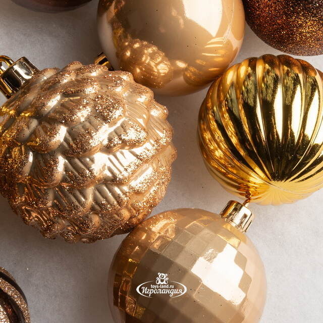 Набор пластиковых шаров Magic Suite: Wild Glam, 6-7 см, 60 шт Winter Deco