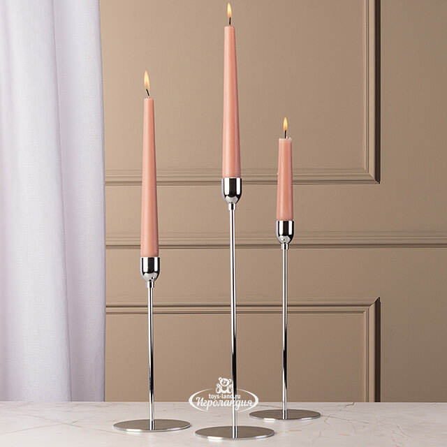 Набор подсвечников Malte 23-33 см, 3 шт Boltze