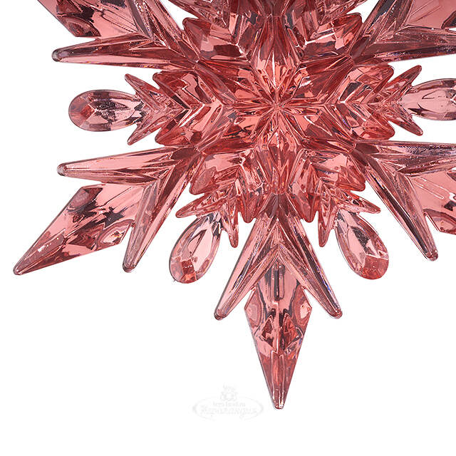 Елочная игрушка Снежинка - Mystery Winter 12 см двусторонняя Forest Market